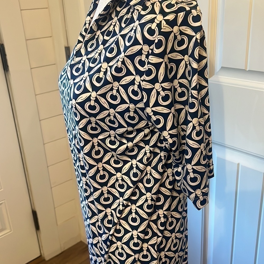 Tabi Womens blue and white dress size medium - Picture 4 of 7